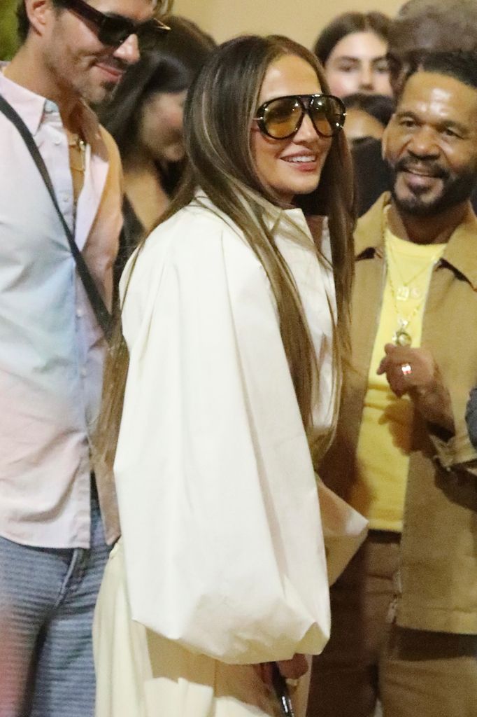Jennifer Lopez vivió una gran noche en el concierto de Ariana Grande.
