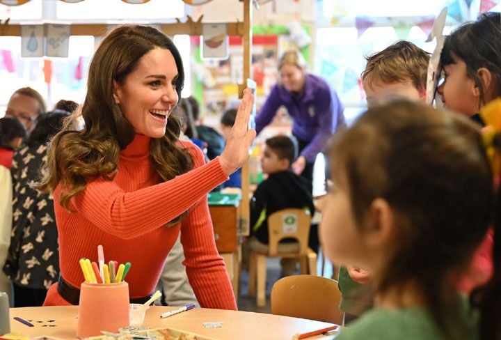 Kate Middleton recupera su vestido de punto de Massimo Dutti