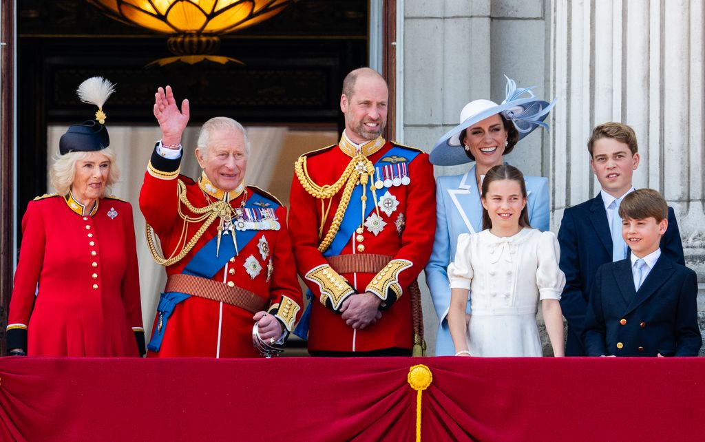 La familia real británica. 