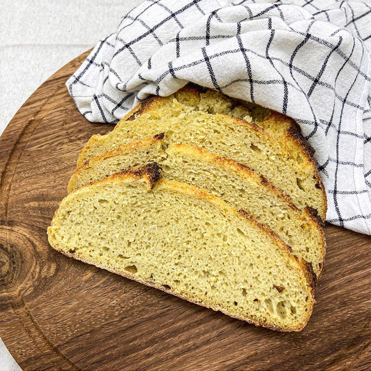 Rebanadas de pan de maíz