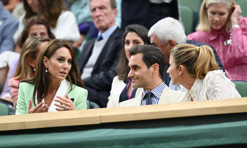 La princesa de Gales y Roger Federer