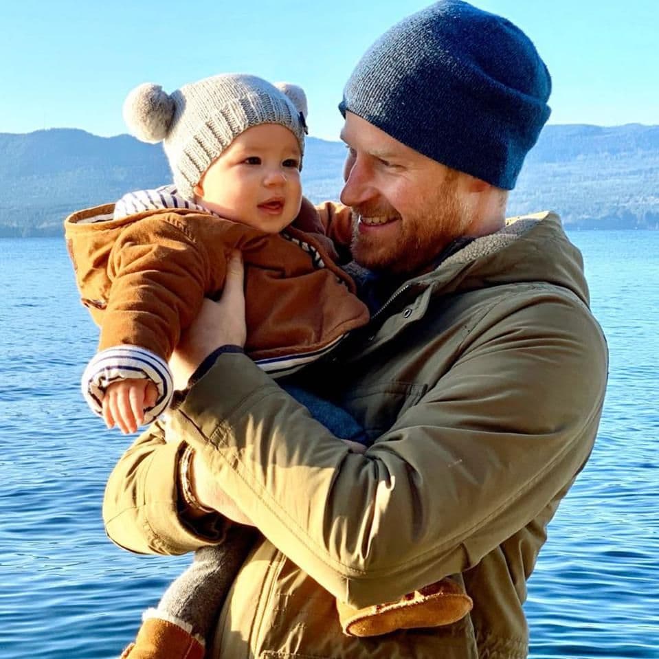 El príncipe Harry y su hijo