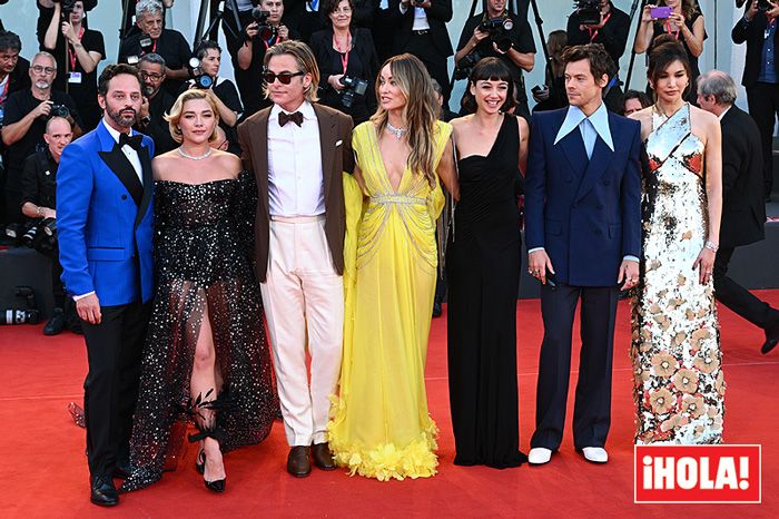 harry styles y chris pine en el festival de venecia