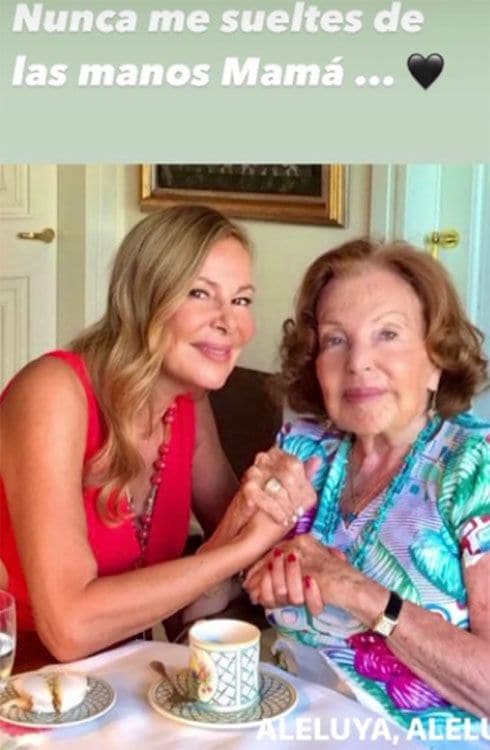 Ana Obregón y su madre
