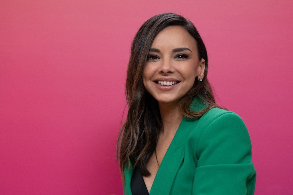 TERRASSA, SPAIN - NOVEMBER 15: Singer and presenter Chenoa poses after the interview with Europa Press on the presentation day of the new edition of Operacion Triunfo on Prime Video, at the Parc Audiovisual de Catalunya, on 15 November, 2023 in Terrassa, Barcelona, Catalonia, Spain. OT 2023 is the twelfth edition of the musical television program Operacion Triunfo, which will begin airing on November 20, 2023 live on the Prime Video streaming platform. Chenoa is the host of this new edition. (Photo By David Zorraquino/Europa Press via Getty Images)