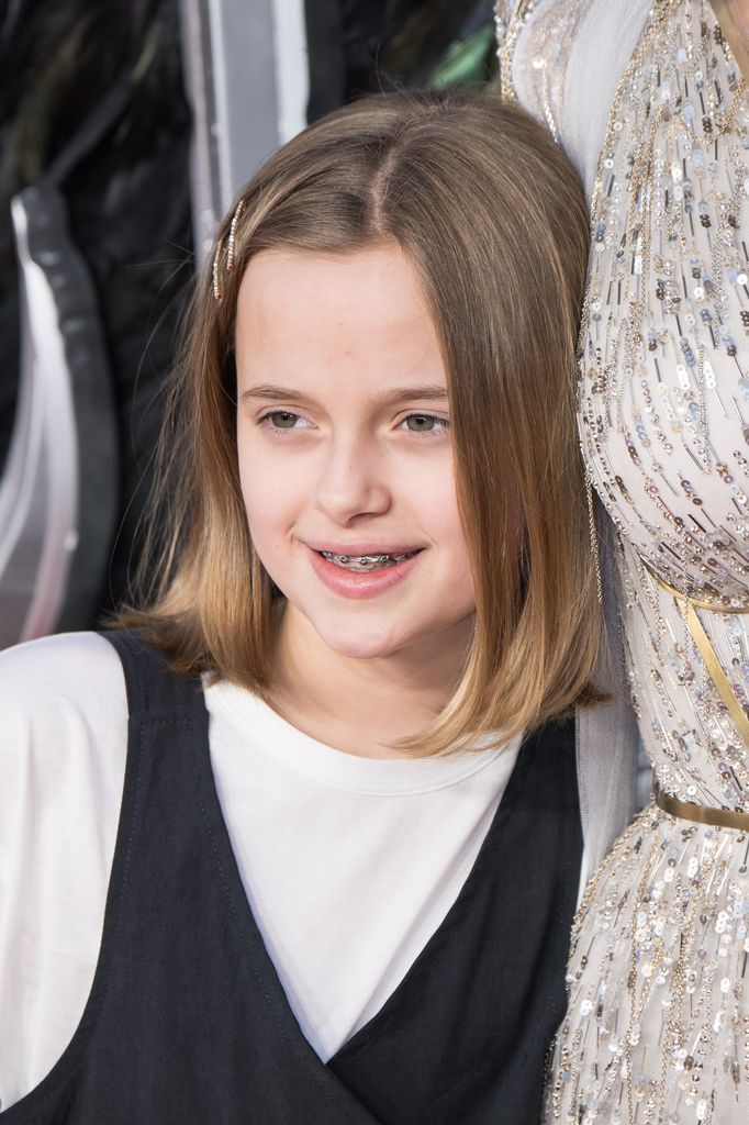 Vivienne Marcheline en el estreno de 'Maléfica', su debut en el cine