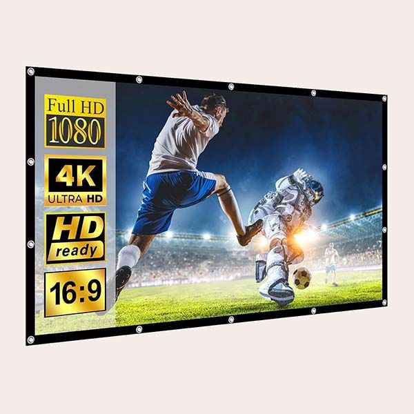 HOPFROG 100 Pulgadas Pantalla Proyector Portátil