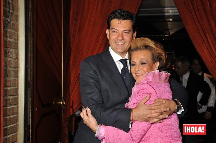 Augusto Algueró con su madre