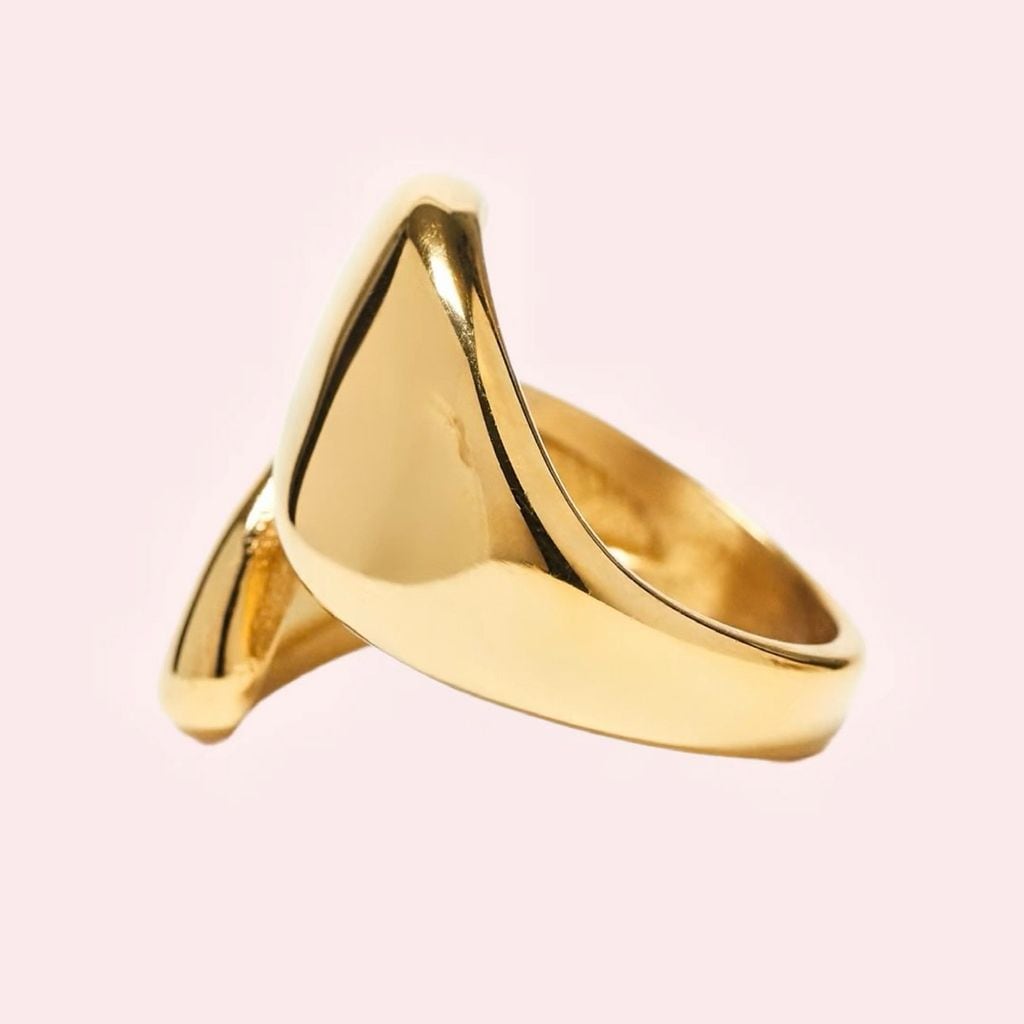 Anillo dorado de Asos