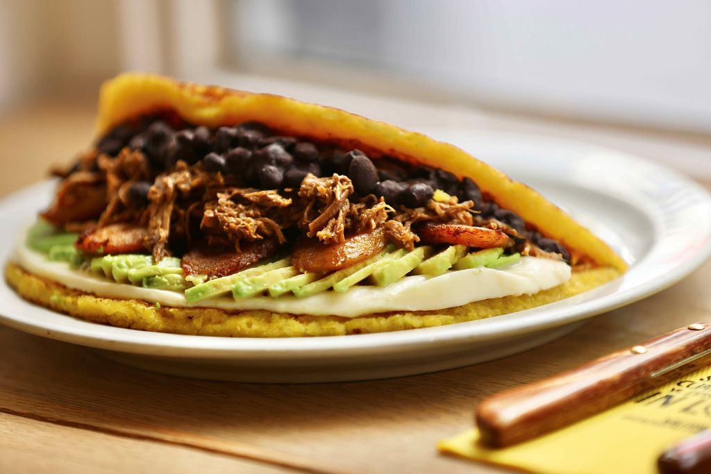 En La Cachapera ofrecen más de 10 variedades de esta popular comida venezolana.