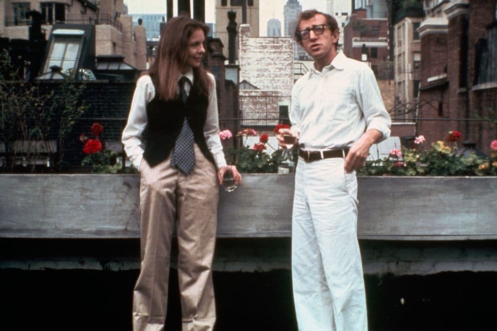 Diane Keaton en 'Annie Hall' junto a Woody Allen