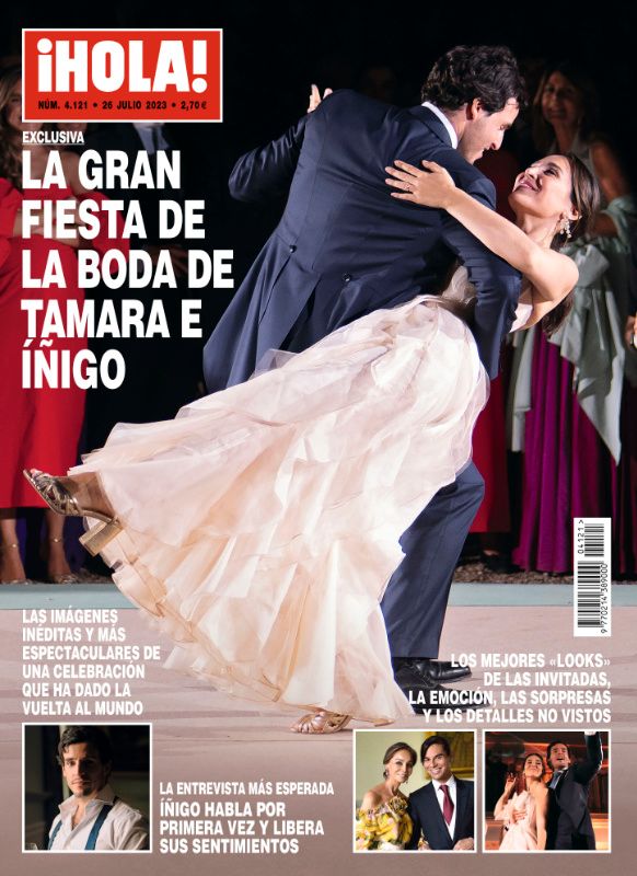 La gran diesta de la boda de Tamara e Íñigo en ¡HOLA!