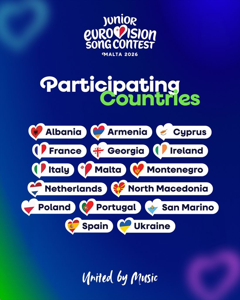 16 países participan en esta edició de Eurojunior 2026