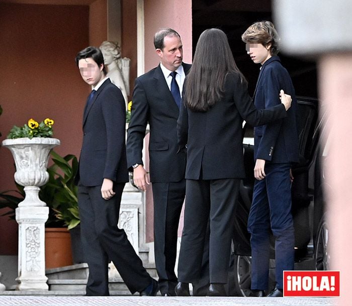 La familia despide a la infanta Pilar en la intimidad de su hogar