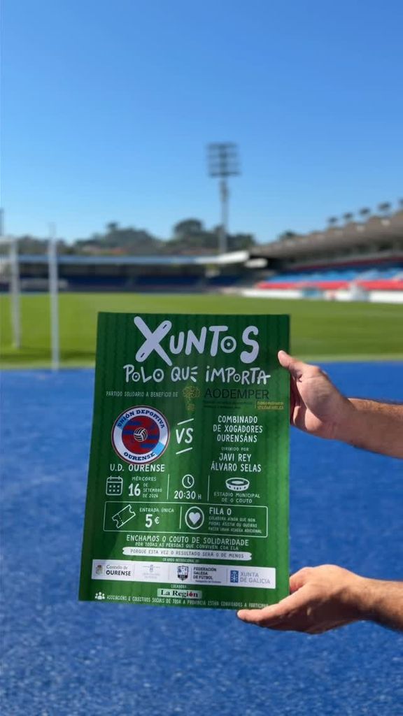 Álvaro Selas organiza este partido benéfico