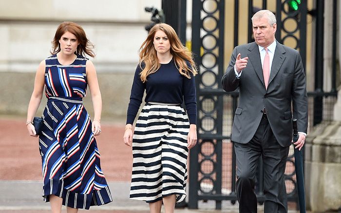 Duque de York y sus dos hijas 