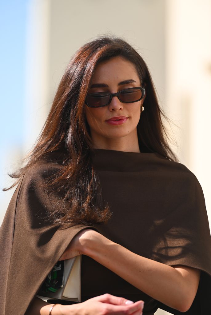 Rebecca Donaldson, pareja de Carlos Sainz Jr., este domingo en el circuito