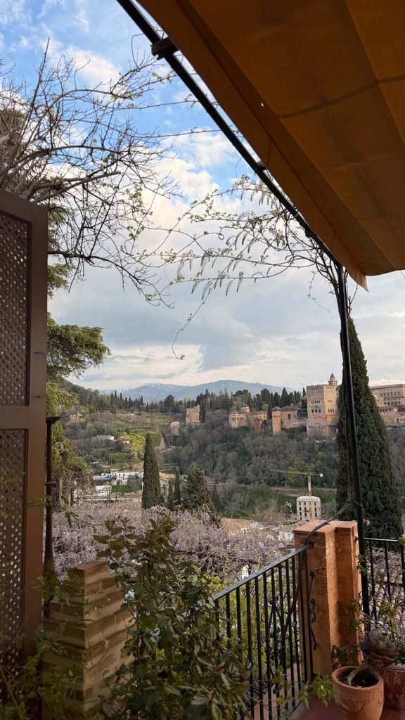 Las vistas desde el hotel Casa JuanRanas, en el barrio de Albaicín