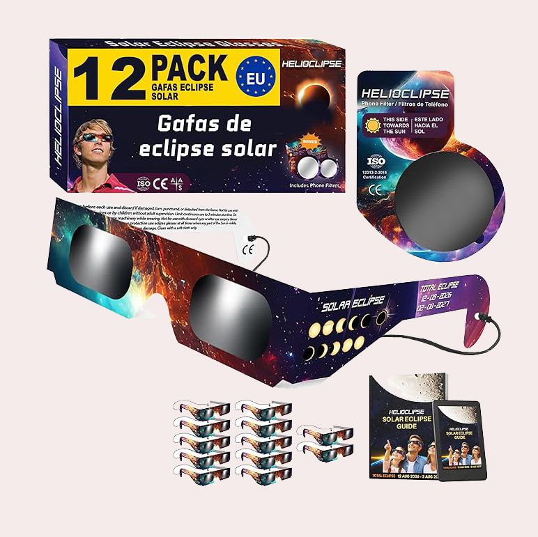Helioclipse 6/12/25/50/100 Gafas Eclipse Solar Homologadas