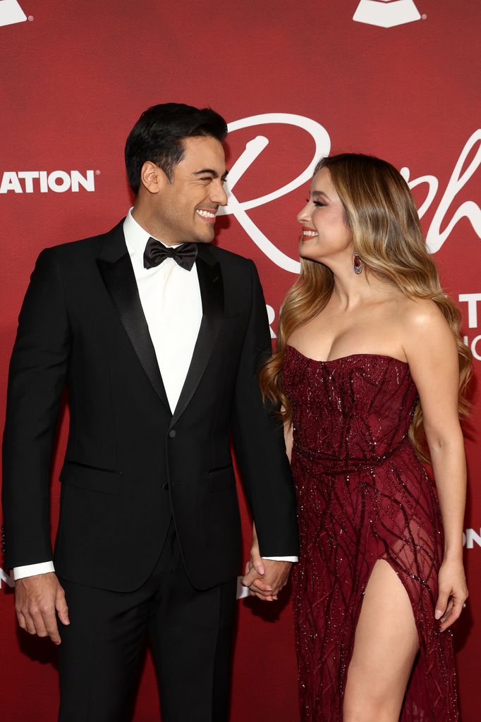 Como pocas veces, la pareja se mostró cómplice y enamorada.