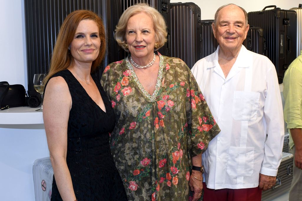 La princesa María Luisa de Prusia y el conde Rudi junto a Olivia de Borbón