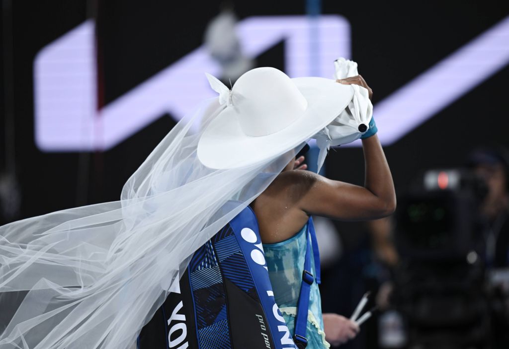 El detalle de la mariposa en el sombrero tiene un significado muy especial para la tenista. 