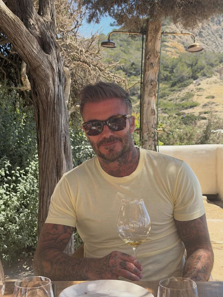 David Beckham en su viaje a Ibiza