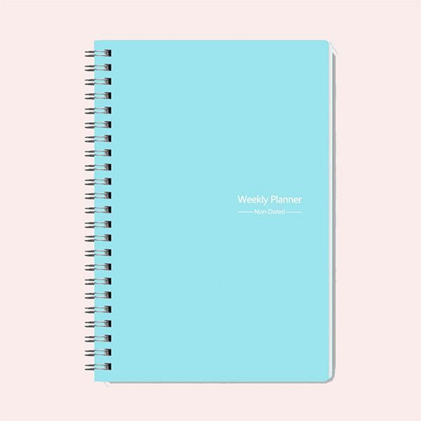 Agenda Planificador Semanal A5 en Espiral sin Fecha Aliexpress