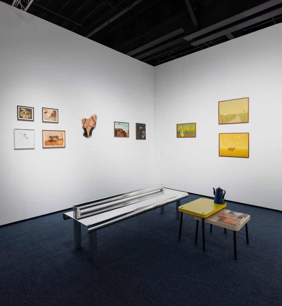 El stand de Calvaresi Contemporáneo en NADA. 