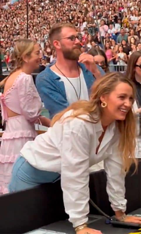 Blake Lively en el concierto de Taylor Swift en Madrid