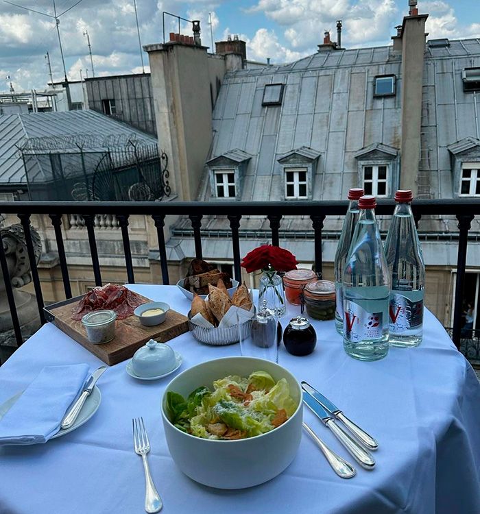 Almuerzo de Tamara e Iñigo