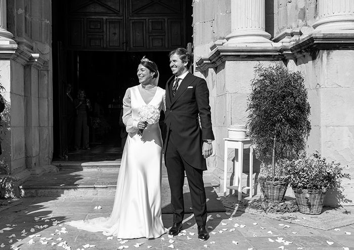 Boda religiosa por la iglesia