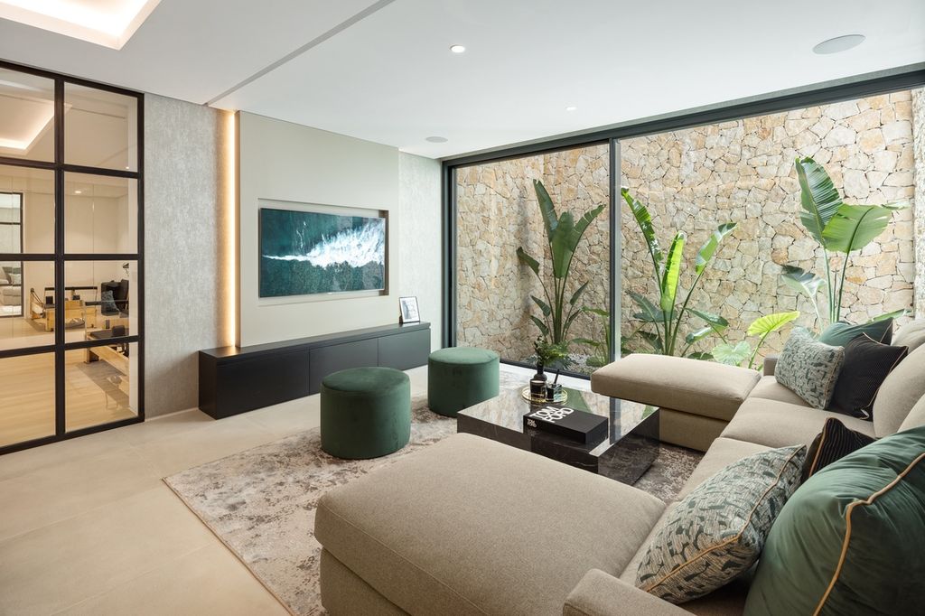 Salón en el sótano