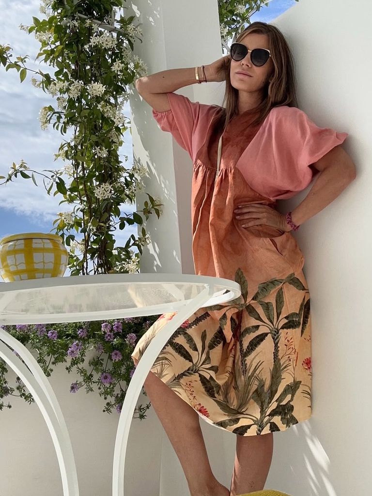 Mar Flores de vacaciones en Italia
