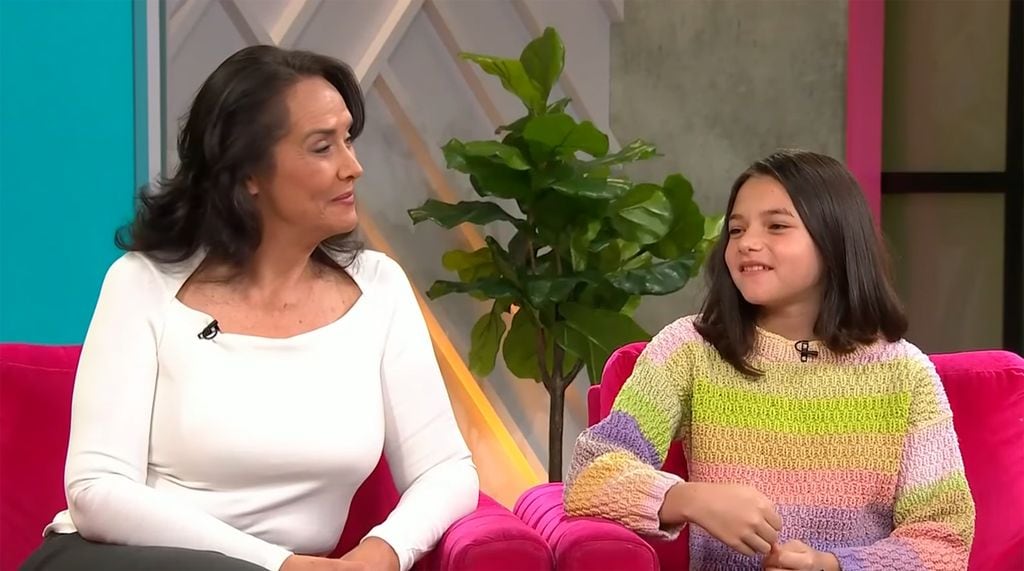 La niña de 2 años imaginó cómo sería su vida si su mamá, Lorena Rojas, estuviera viva