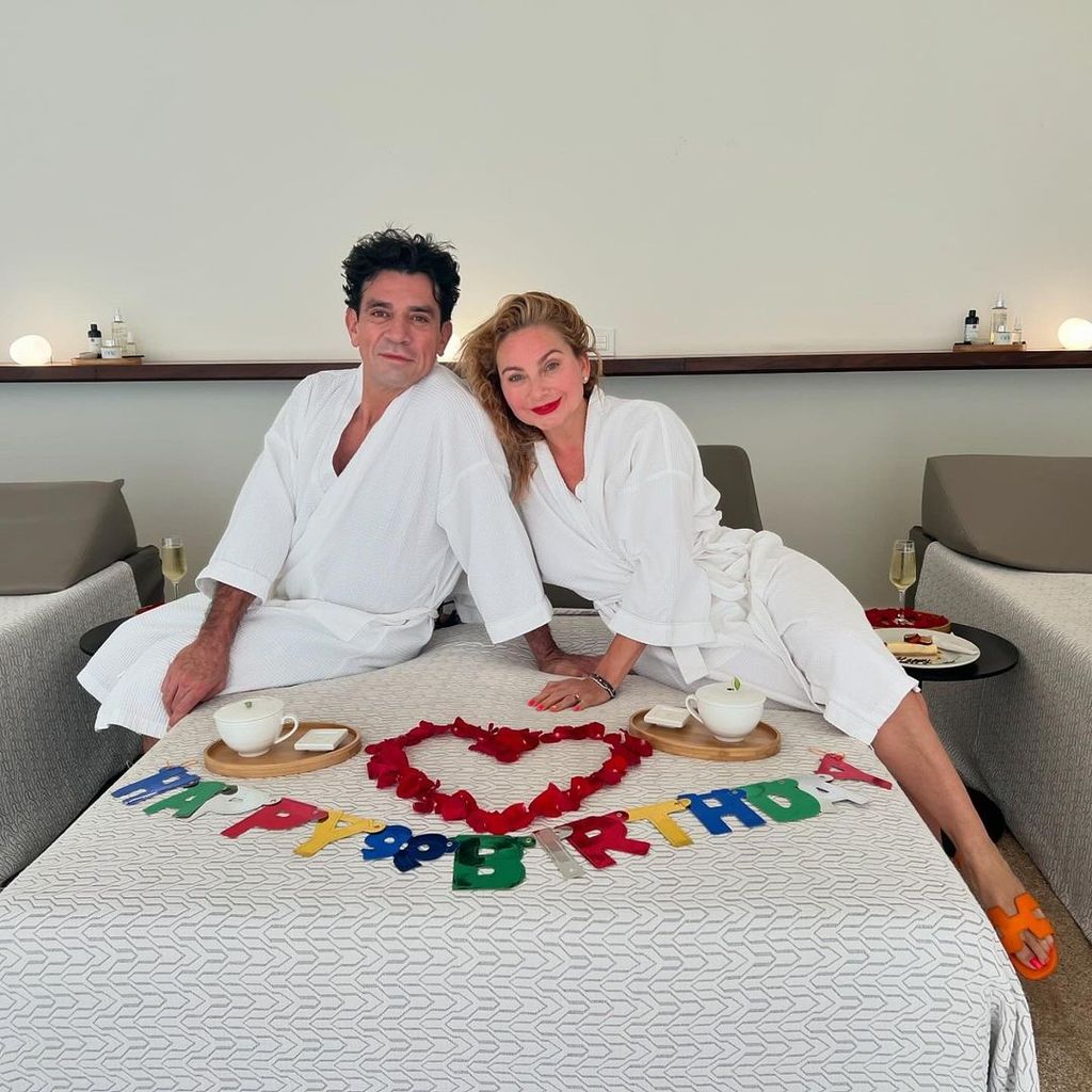 Antes del desayuno, Jorge Salinas ya la había consentido con un día en el spa