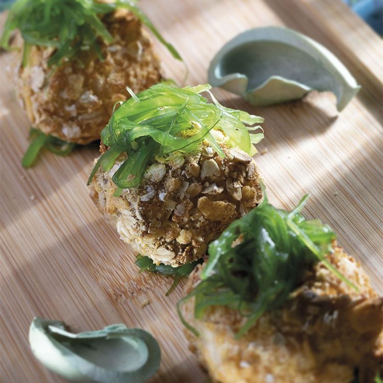 Croquetas vegetales asadas