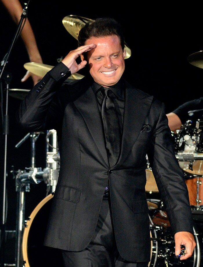 Luis Miguel en un concierto