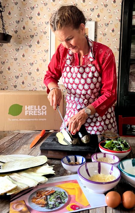 Samantha, embajadora de HelloFresh