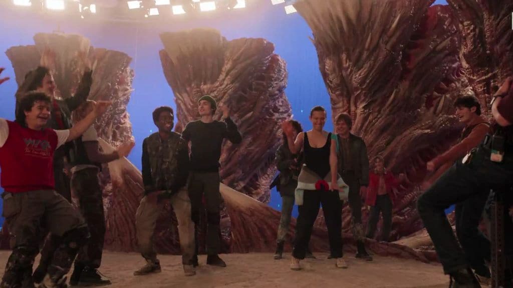 El docuemntal nos permite ver cómo se rodaron algunas de las escenas de la temporada final