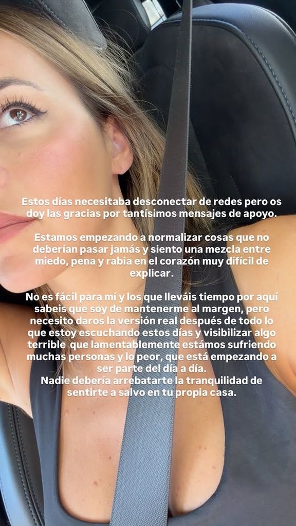 El mensaje de Alba Silva días después de ser víctima de un brutal robo en su casa de Sevilla