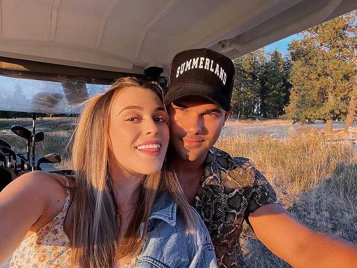 Taylor Lautner y su mujer 
