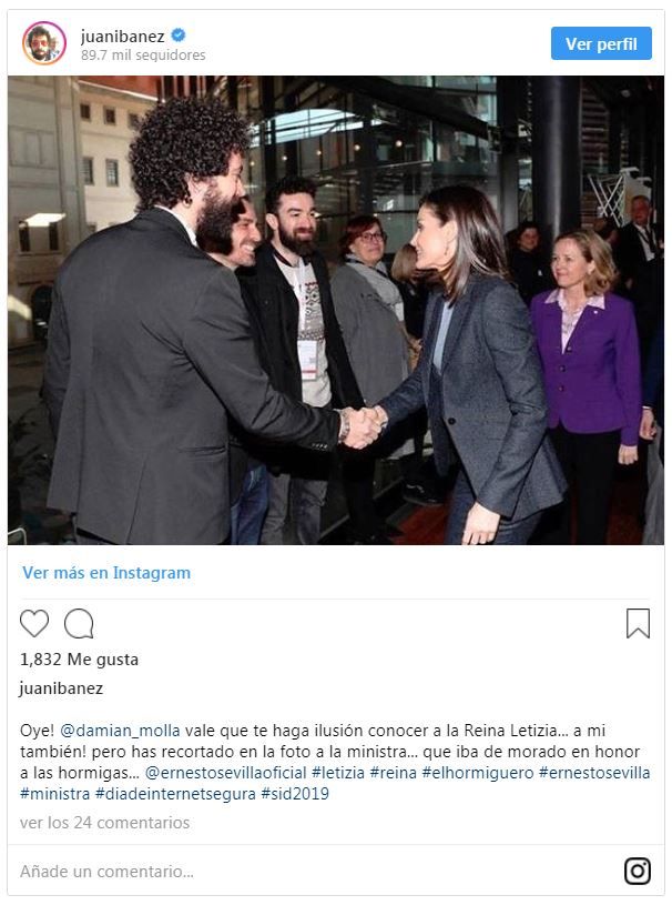 La reina Letizia
