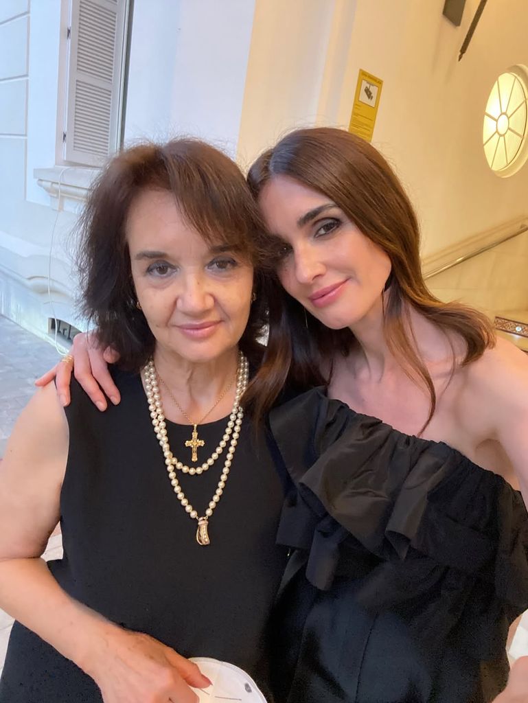 Paz y su madre, a quien estaba muy unida