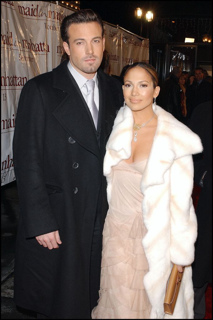 Ben Affleck y Jennifer Lopez en el estreno de "Sucedió en Manhattan" el 27 de febrero de 2003
