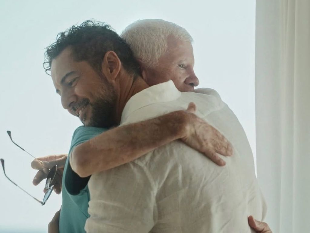 David Bisbal con su padre