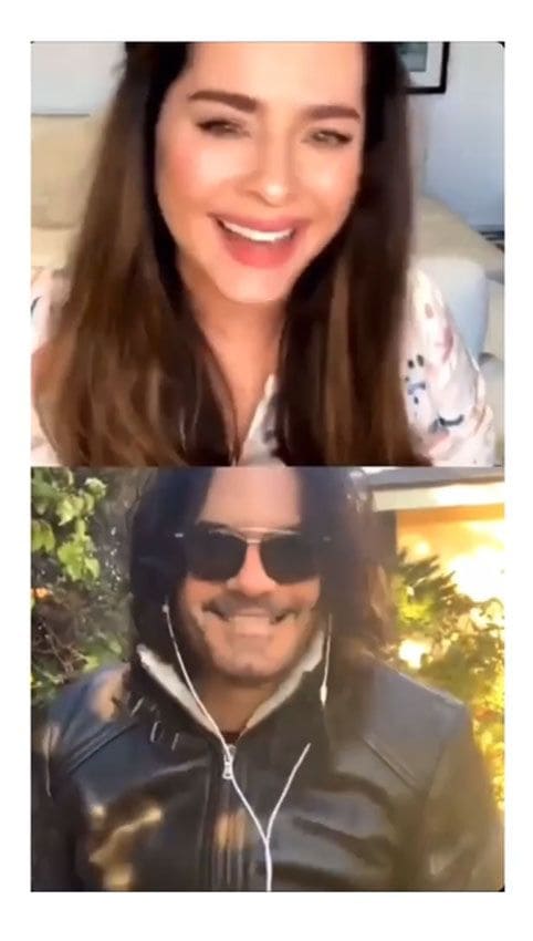 Danna García y Mario Cimarro 
