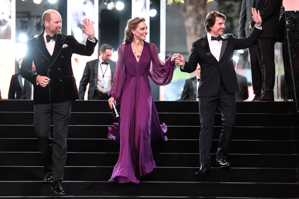 Los príncipes de Gales y Tom Cruise en otro estreno que hace historia, un impacto global y una atención mediática internacional para una princesa que ha reducido notablemente su agenda en el exterior