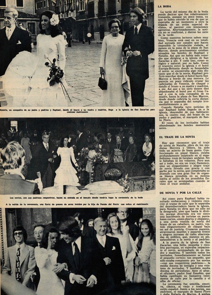 Boda Raphael y Natalia Figueroa HOLA PLUS
