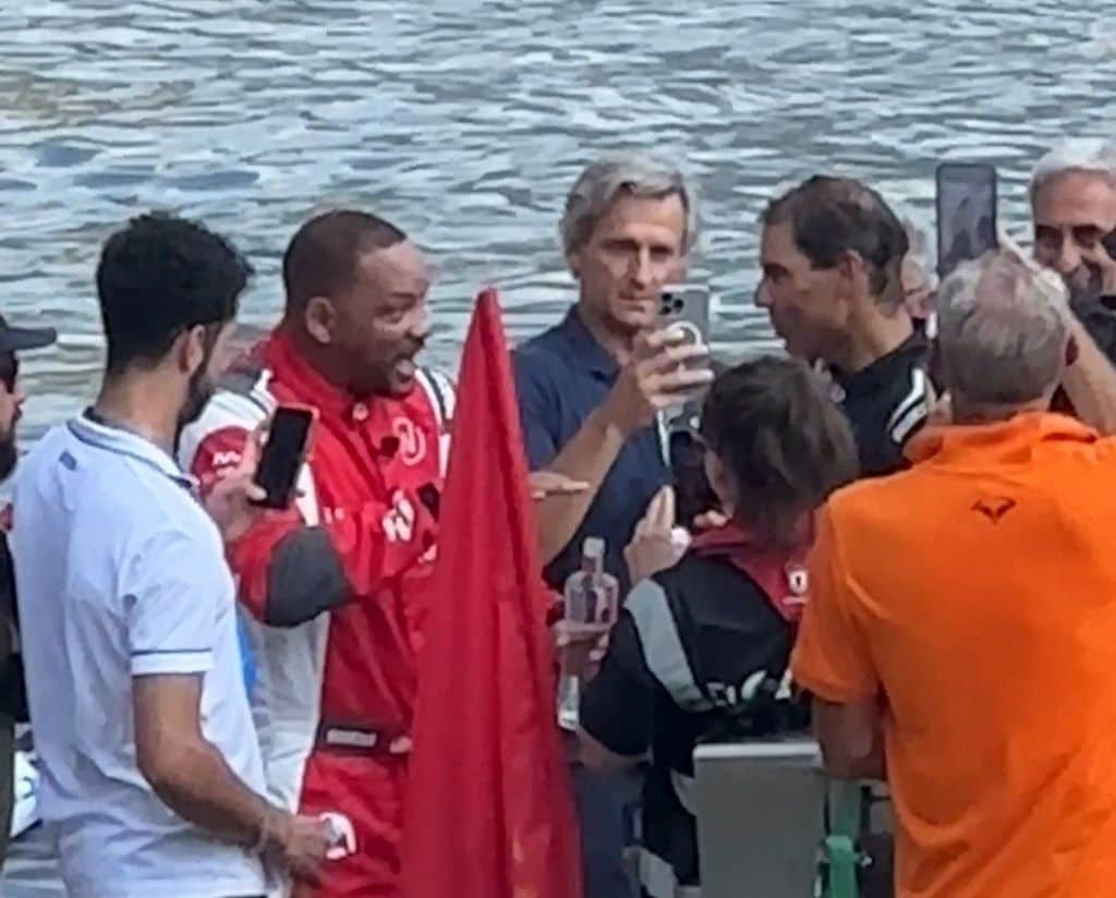 Rafa Nadal y Will Smith